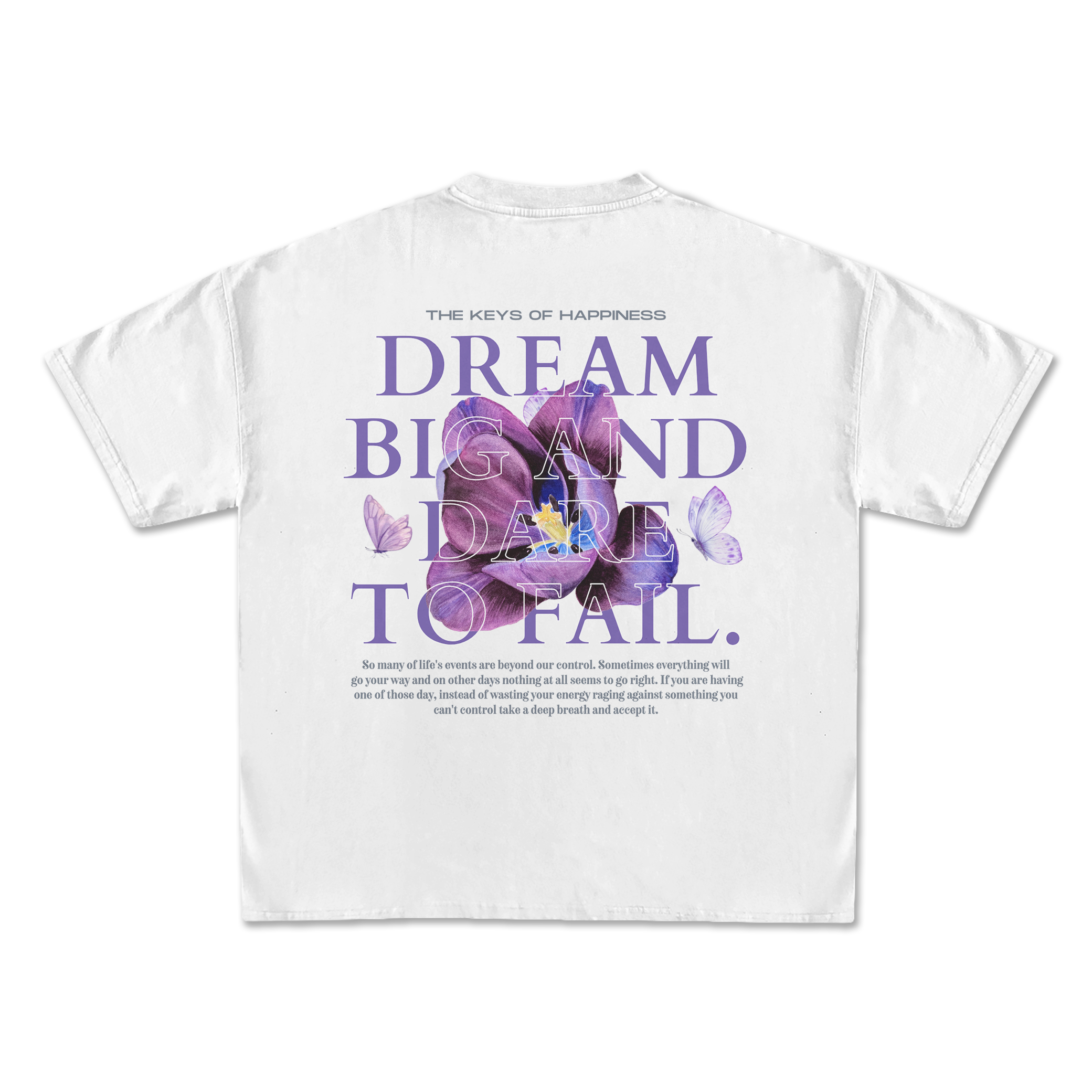 Short-Sleeve T-Shirt "Dream Big And Dare To Fail" - Maison Alexander.