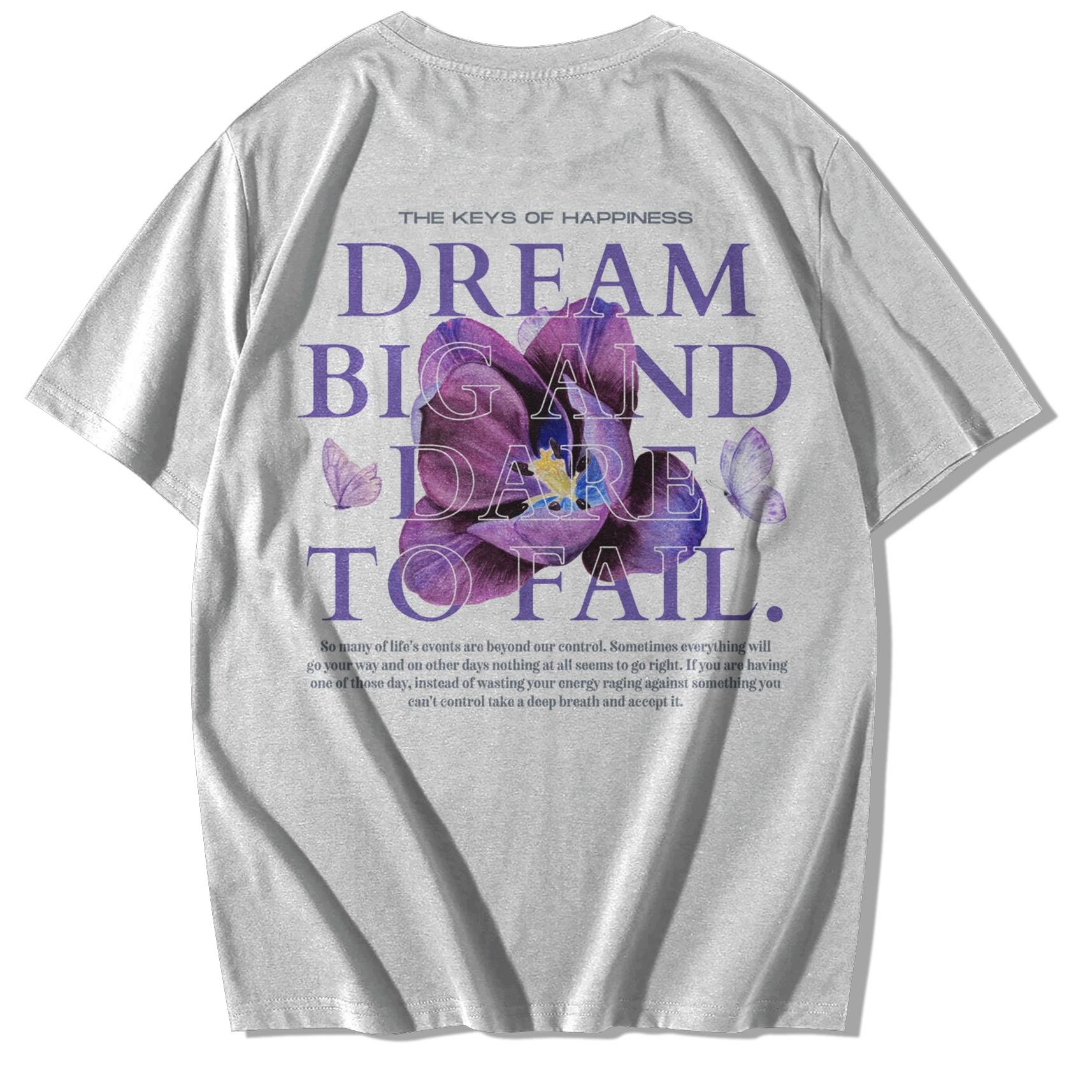Short-Sleeve T-Shirt "Dream Big And Dare To Fail" - Maison Alexander.