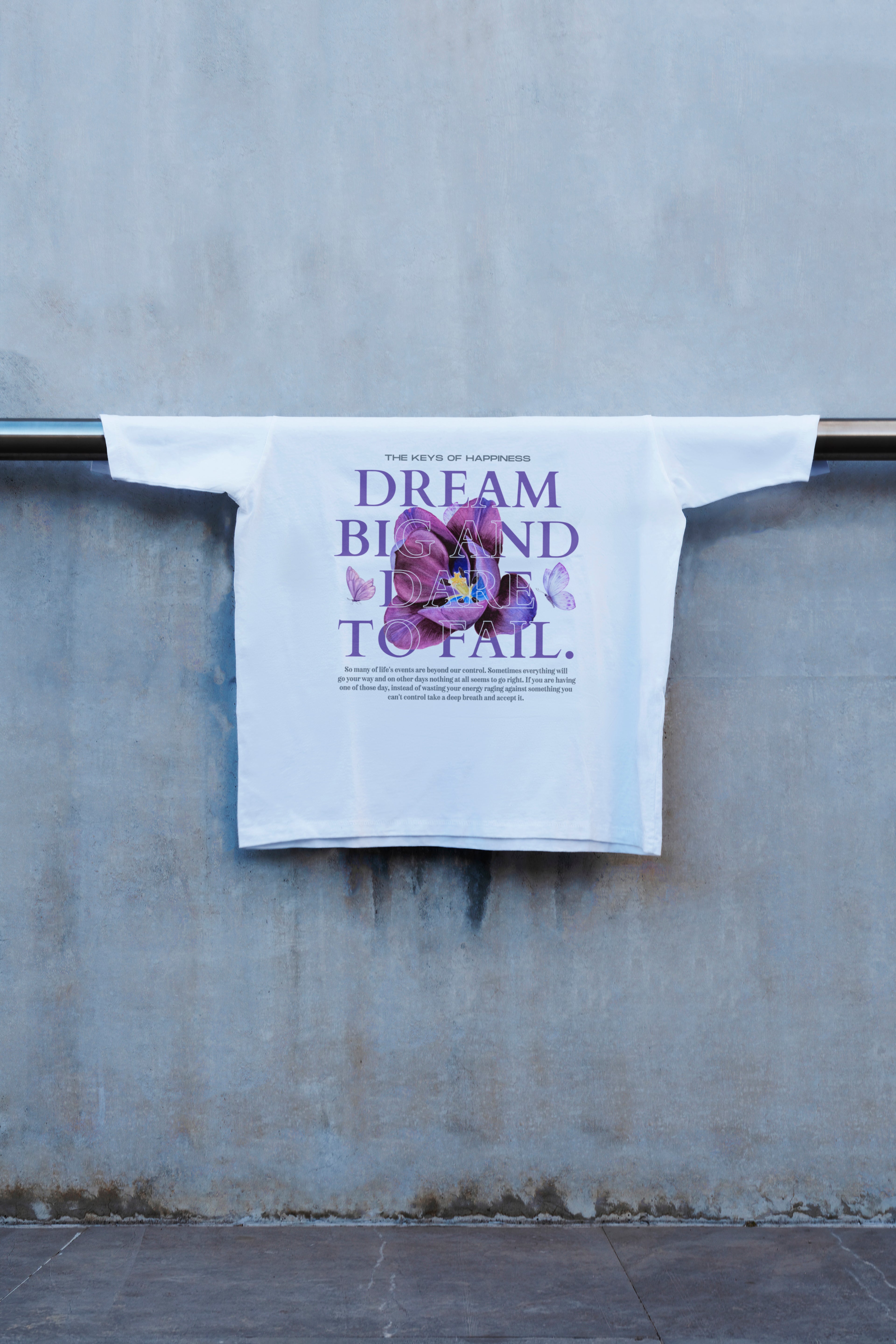 Short-Sleeve T-Shirt "Dream Big And Dare To Fail" - Maison Alexander.